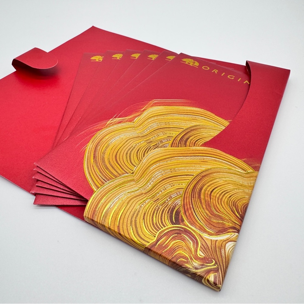 ORIGINS Lucky Red & Gold Envelopes